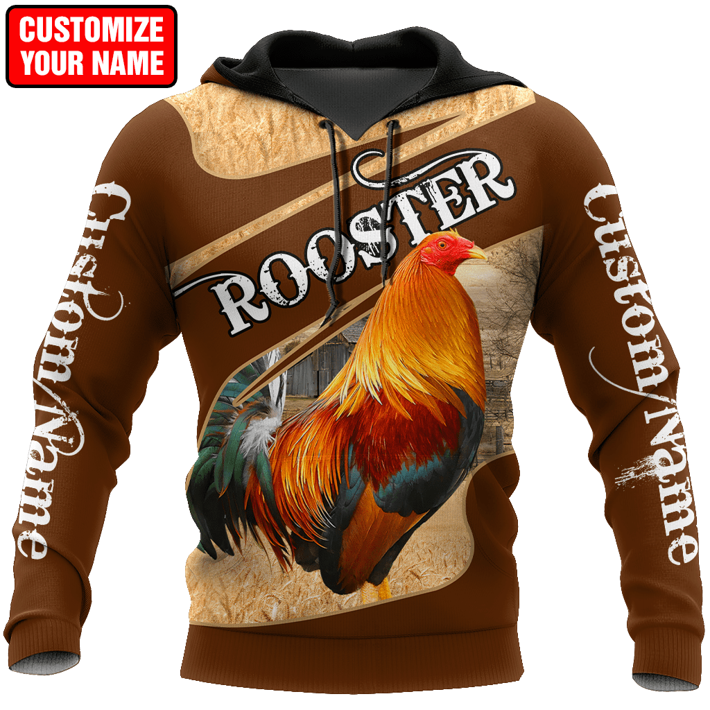 Personalized Rooster 3D Printed Unisex Shirts DD04062103
