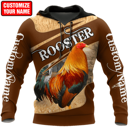 Personalized Rooster 3D Printed Unisex Shirts DD04062103