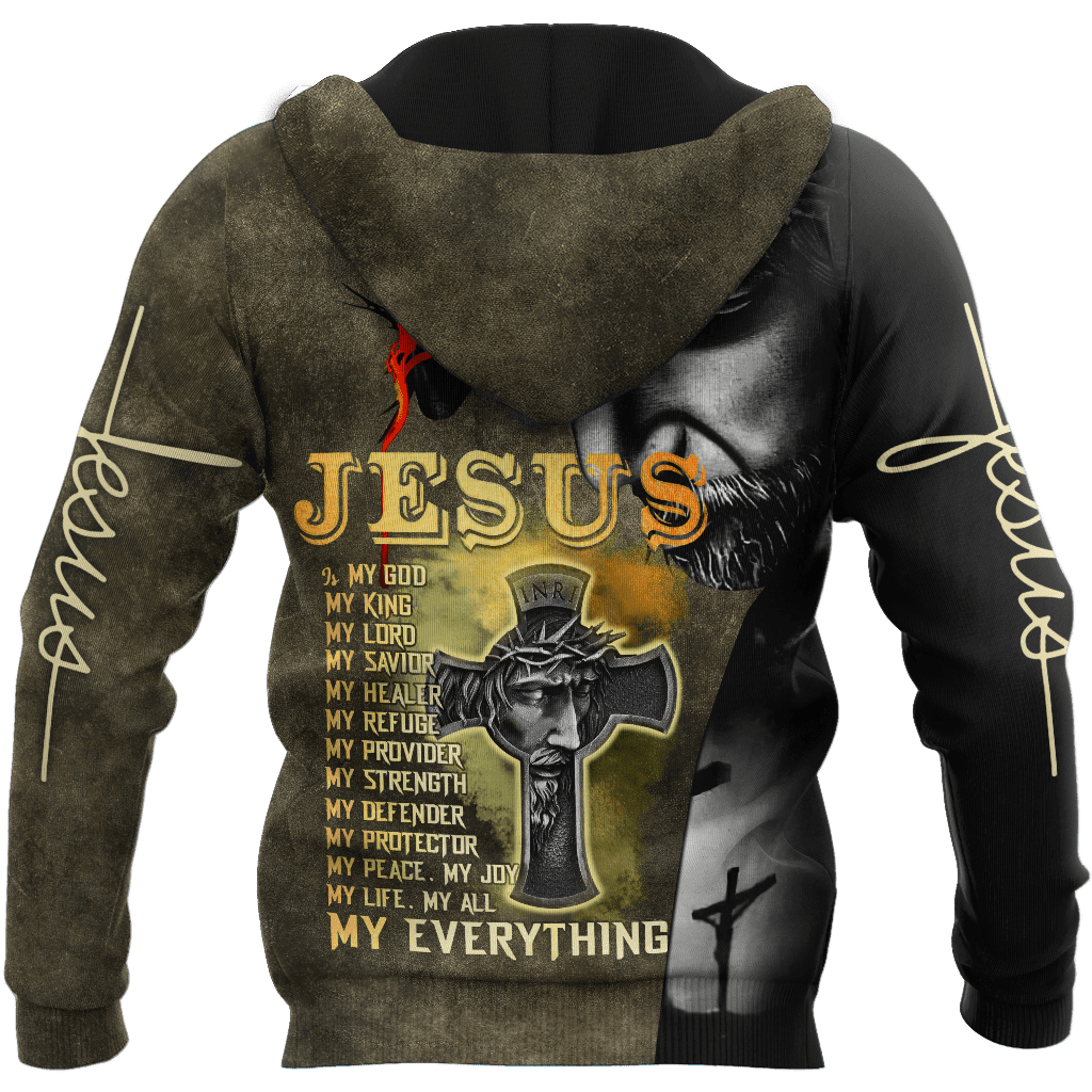 Jesus Christ My Everything 3D Printed Hoodie, T-Shirt for Men and Women