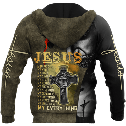 Jesus Christ My Everything 3D Printed Hoodie, T-Shirt for Men and Women