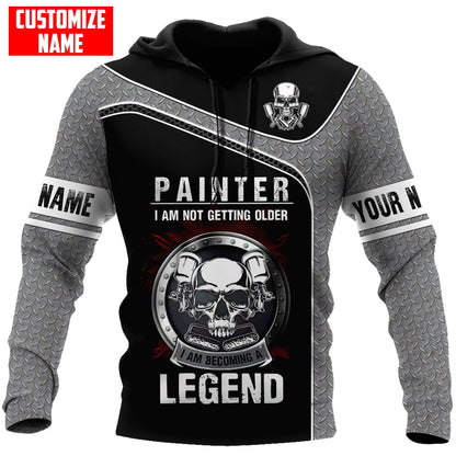 Tmarctee Customized Name House Painter 3D All Over Printed Combo Hoodie + Sweatpant HP34 TNA04112104