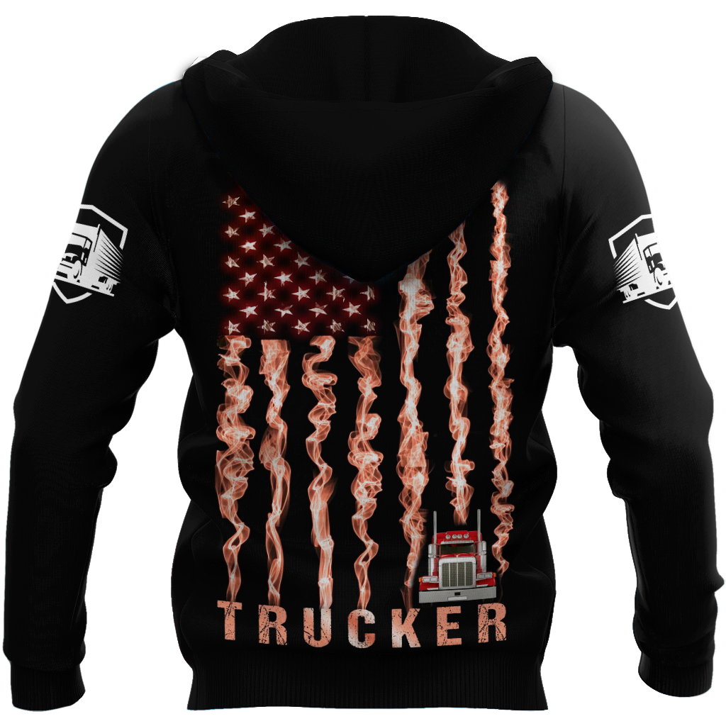 Trucker 3D All Over Printed Shirts For Men and Women
