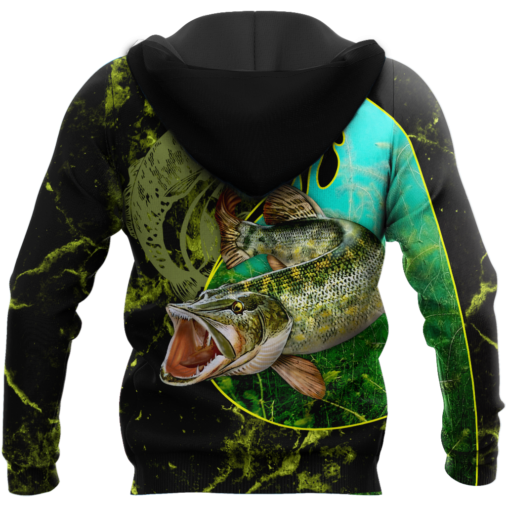 Northern Pike fishing underwater Yinyang camo 3d print shirts
