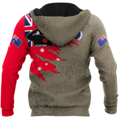 Tmarc Tee Anzac day remembrance Kiwi and Australia uniforms 3D print shirt