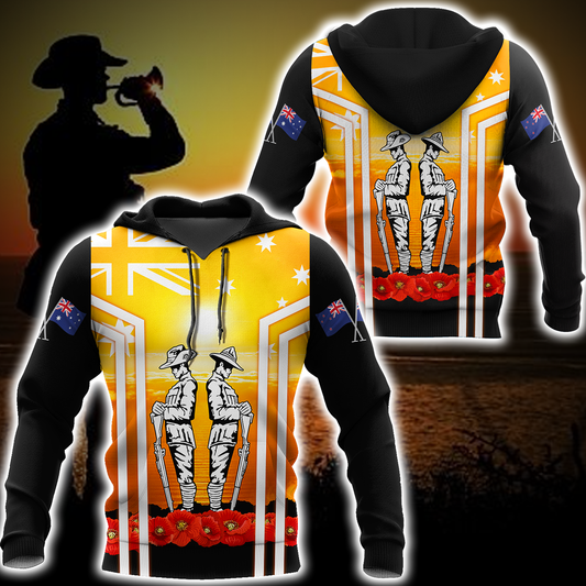 Premium Anzac Day Lest We Forget 3D All Over Printed Unisex