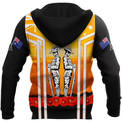 Premium Anzac Day Lest We Forget 3D All Over Printed Unisex