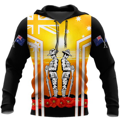 Premium Anzac Day Lest We Forget 3D All Over Printed Unisex
