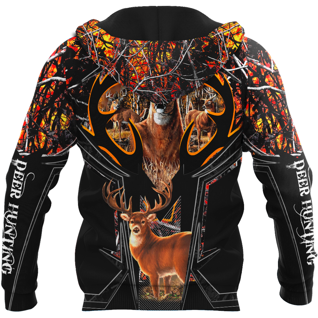 Deer Hunting Camo 3D Hoodie Shirt For Men And Women LAM