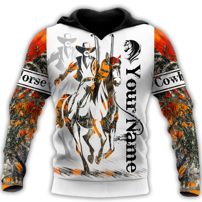 Personalized Name Rodeo 3D All Over Printed Unisex Shirts Cowboy Tattoo