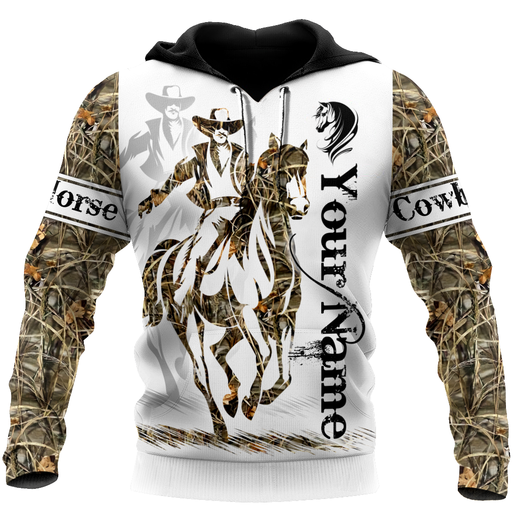 Personalized Name Rodeo 3D All Over Printed Unisex Shirts Cowboy Tattoo Ver 2