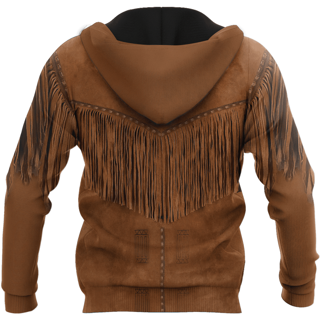 Cowboy Jacket No26 Cosplay 3D Over Printed Unisex Deluxe Hoodie ML
