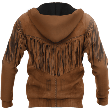 Cowboy Jacket No26 Cosplay 3D Over Printed Unisex Deluxe Hoodie ML