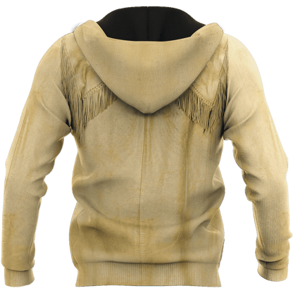 Cowboy Jacket No30 Cosplay 3D Over Printed Unisex Deluxe Hoodie ML