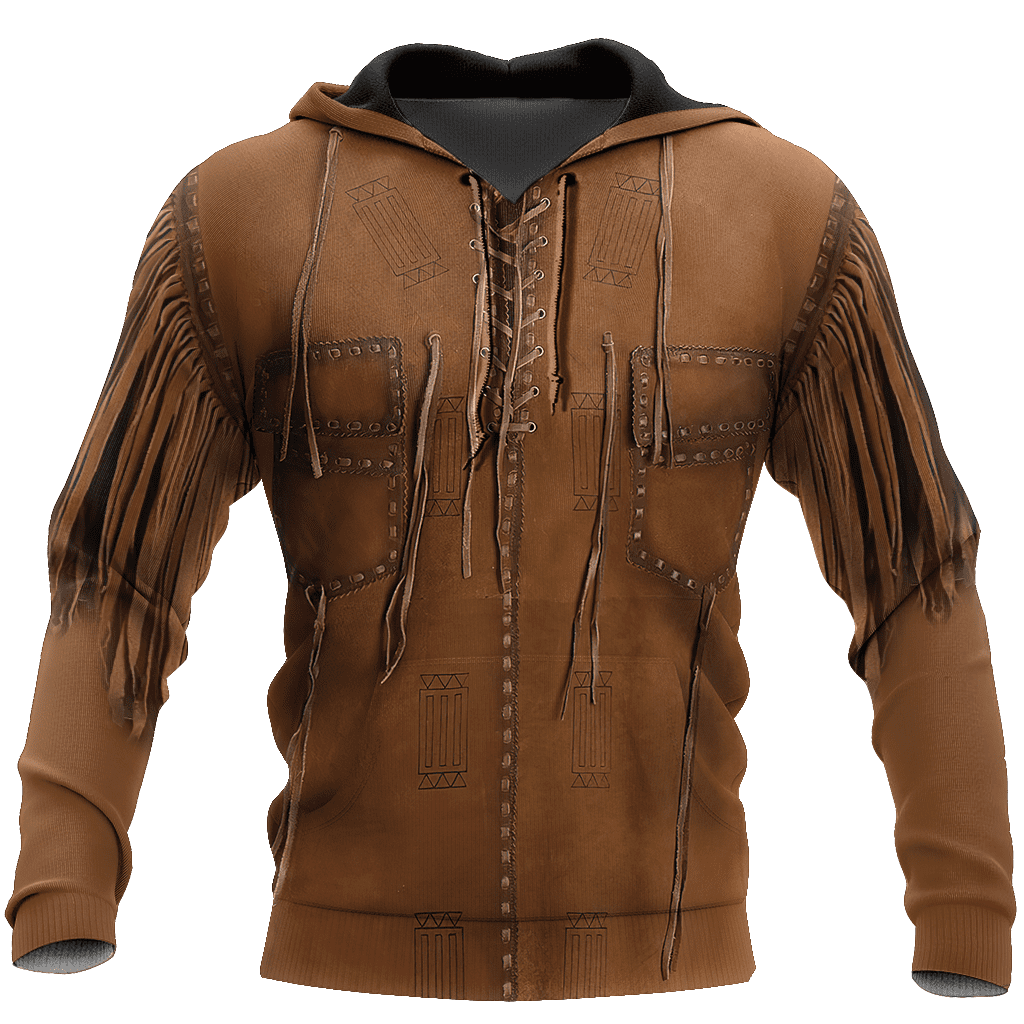Cowboy Jacket No26 Cosplay 3D Over Printed Unisex Deluxe Hoodie ML