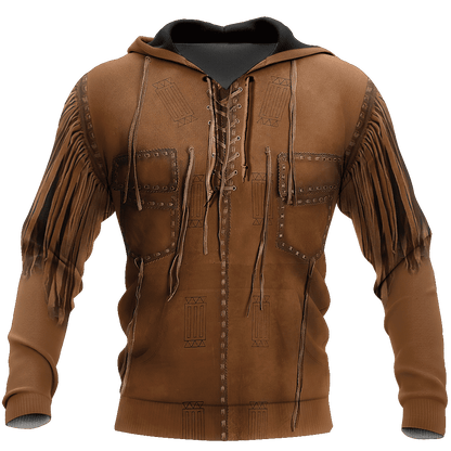 Cowboy Jacket No26 Cosplay 3D Over Printed Unisex Deluxe Hoodie ML