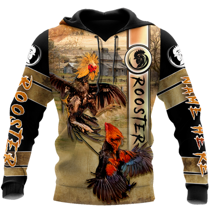 Personalized Rooster Fighting 3D Printed Unisex Shirts TNA05052105