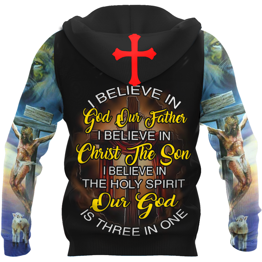 I Believe In God Jesus Christ 3D All Over Printed Shirts NTN06012005