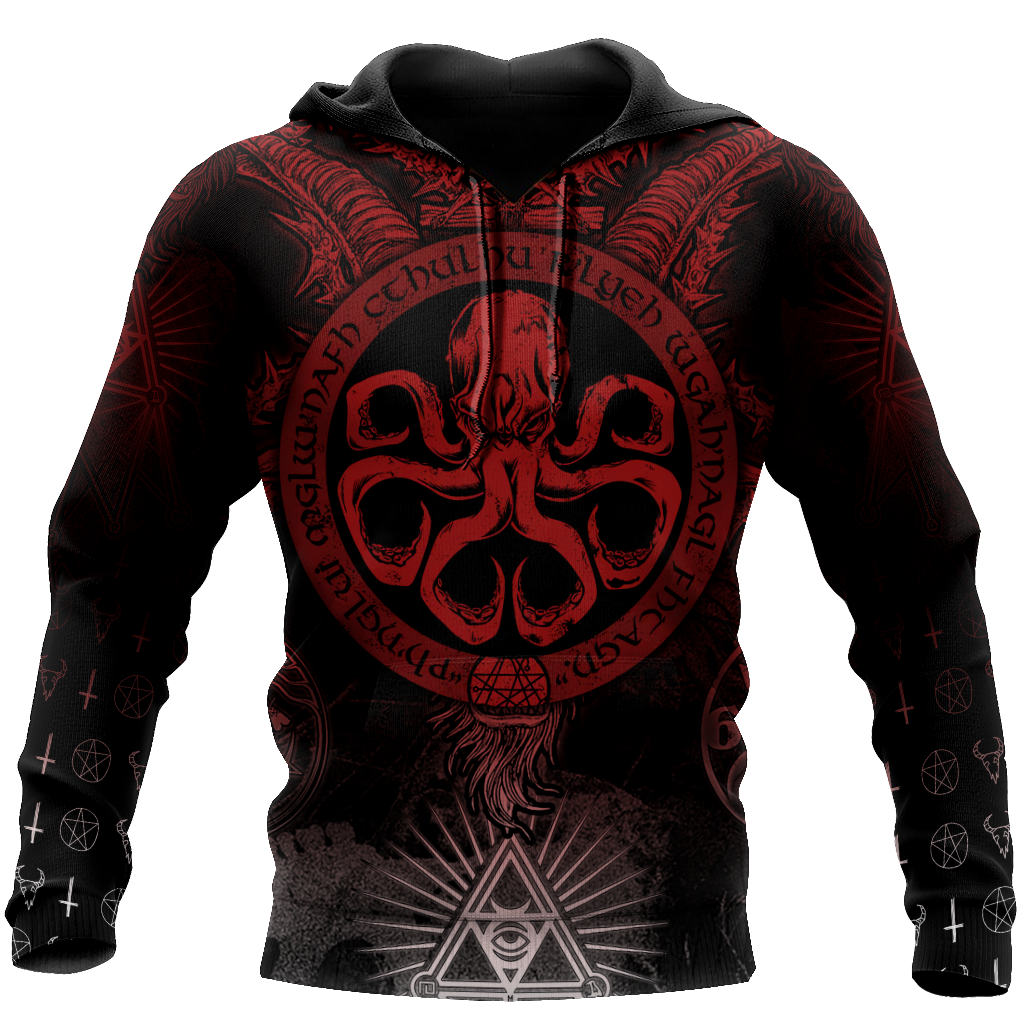Premium Unisex Hoodie Hail Octopus ML