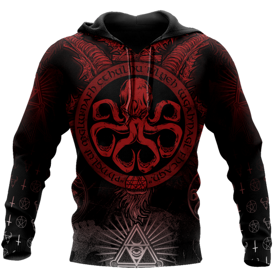 Premium Unisex Hoodie Hail Octopus ML