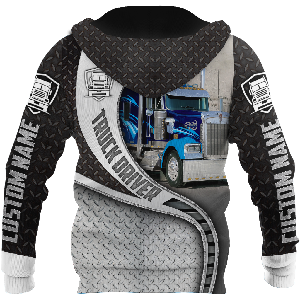 Premium Truck Driver Unisex Custom Name 3D All Over Printed Shirts MEI