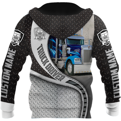 Premium Truck Driver Unisex Custom Name 3D All Over Printed Shirts MEI