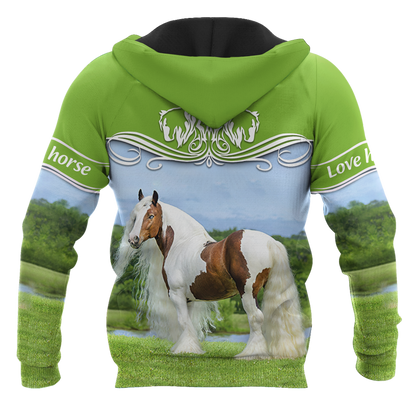 Premium Love Horse 3D All Over Printed Unisex Shirts