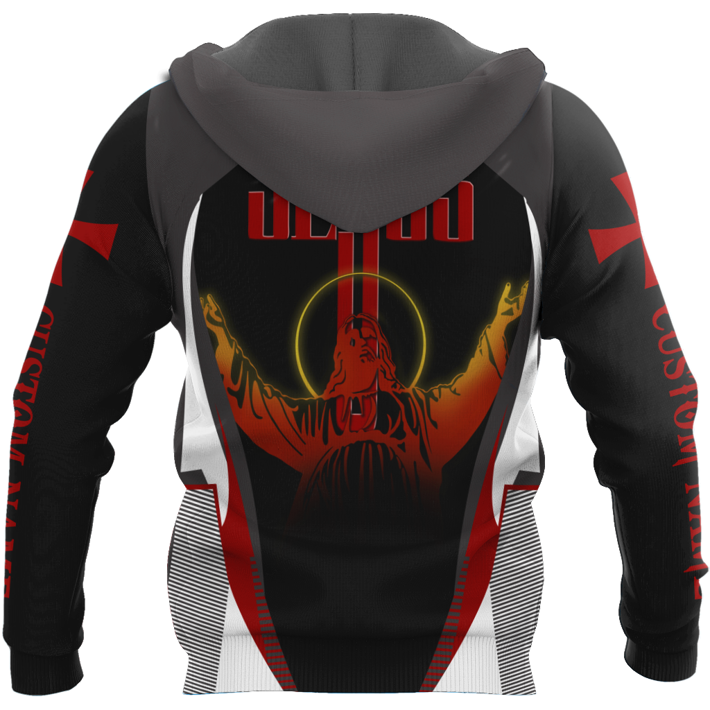 Premium Unisex Hoodie Personalized 3D All Over Printed Easter Day Christian Jesus No43 ML