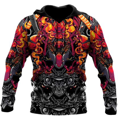 Premium 3D Printed Samurai Shirts MEI