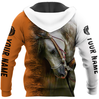 Personalized Name Premium Love Horse 3D All Over Printed Unisex Shirts
