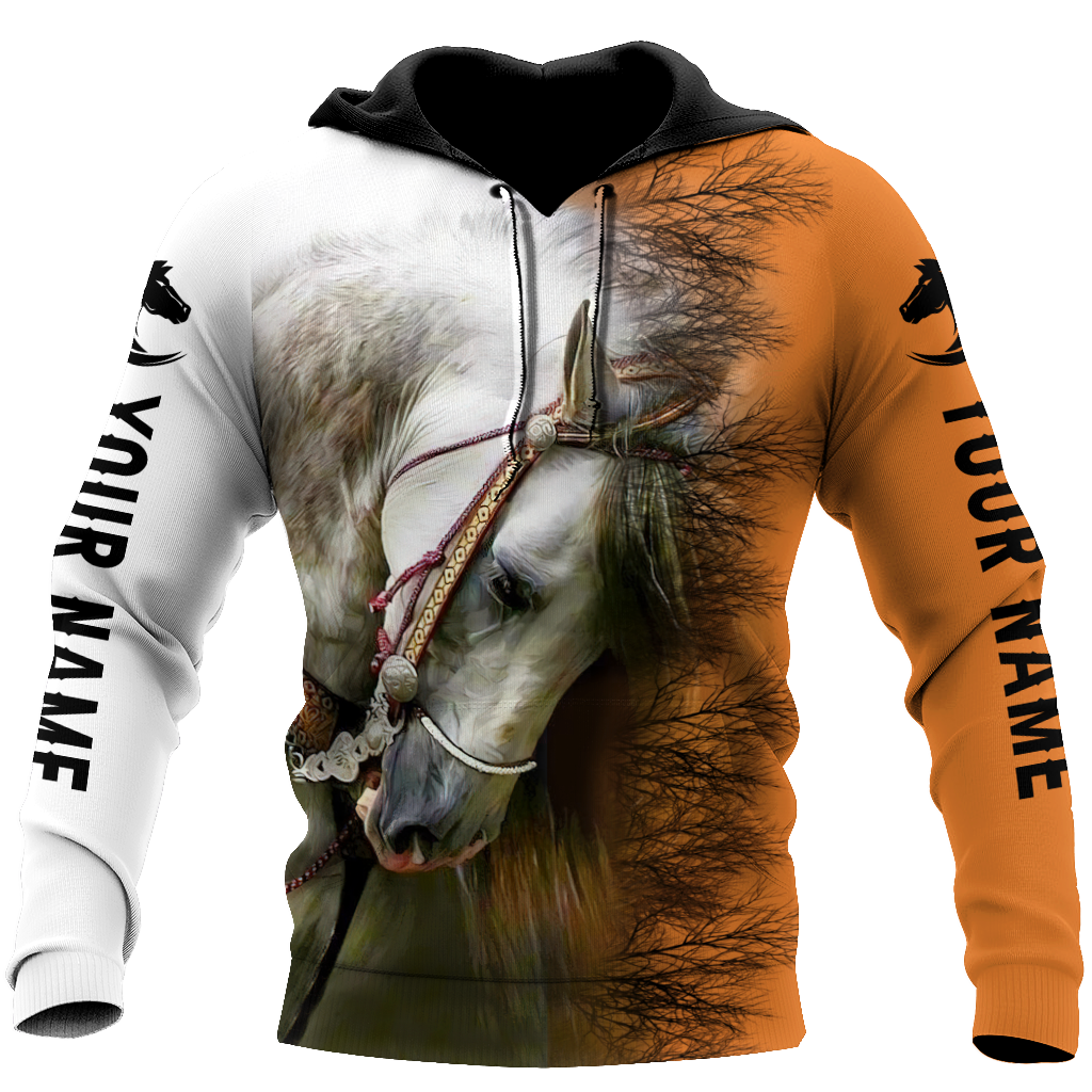 Personalized Name Premium Love Horse 3D All Over Printed Unisex Shirts