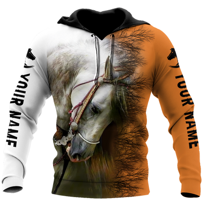 Personalized Name Premium Love Horse 3D All Over Printed Unisex Shirts