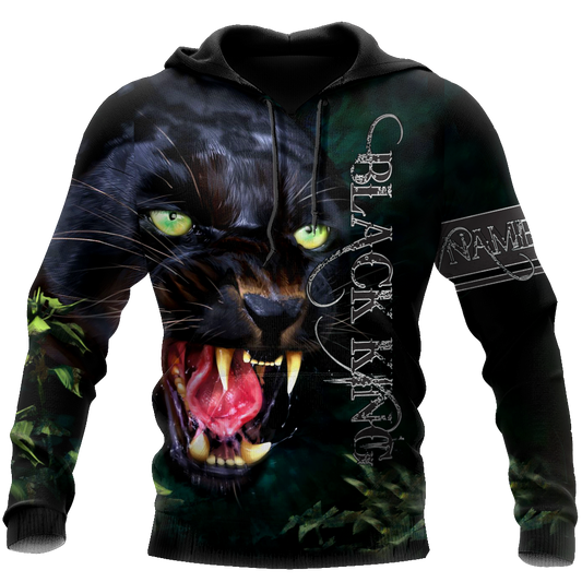 Black King Panther Personalized Unisex Deluxe Hoodie ML