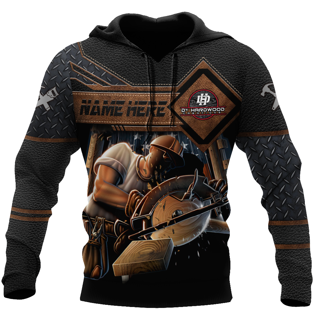 Personalized Name Carpenter 3D All Over Printed Unisex Shirts Custom