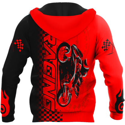 Motorcycle Racing 3D All Over Printed Unisex Shirts Let's Go Racing