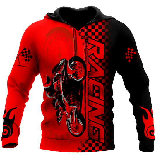 Motorcycle Racing 3D All Over Printed Unisex Shirts Let's Go Racing