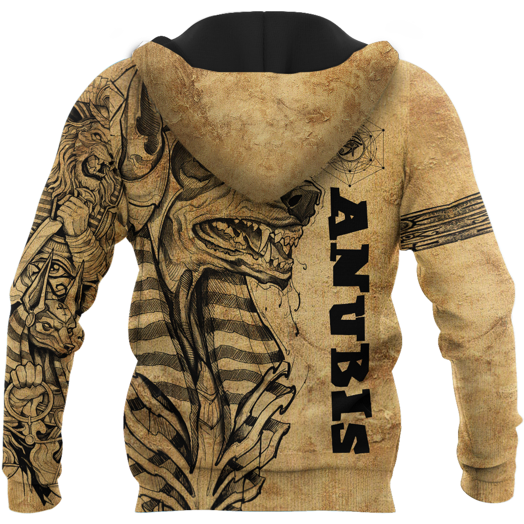 Egyptian Gods Ancient Anubis Tattoo unisex 3d print shirts