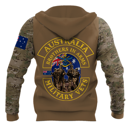 Tmarc Tee Custom name Australia Army Brothers in arms AU 3D print shirts
