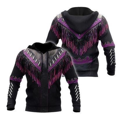 Cowboy Jacket No29 Cosplay 3D Over Printed Unisex Deluxe Hoodie ML
