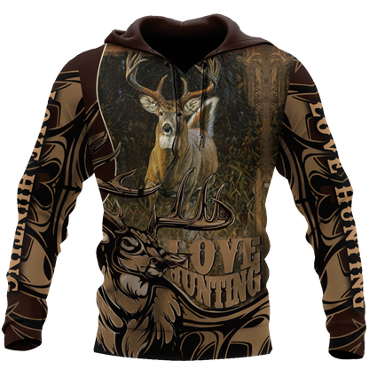 Deer Hunting 3D All Over Printed Shirts