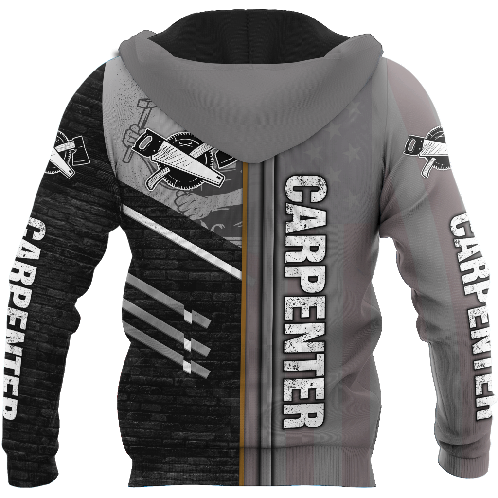 Personalized Name Carpenter 3D All Over Printed Unisex Shirts Metal Pattern Ver 3