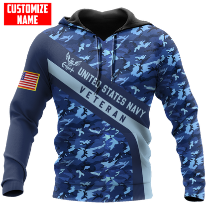Premium Unique U.S Air Force Veteran Polo All Over Printed Personalized Shirt