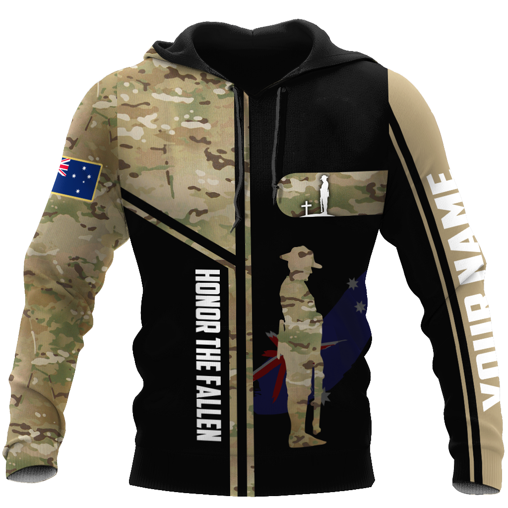 Tmarc Tee Custom name Australia Army Camo 3D Design print shirts ver.1