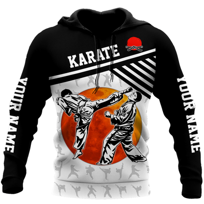 Customize Name Karate Hoodie For Men And Women MH08032103