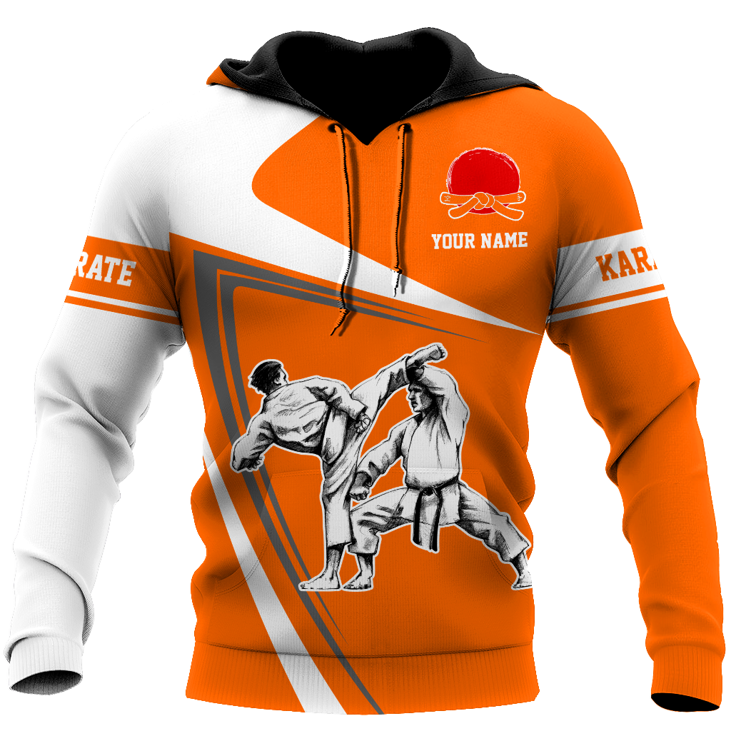 Customize Name Karate Hoodie For Men And Women MH08032104.S2