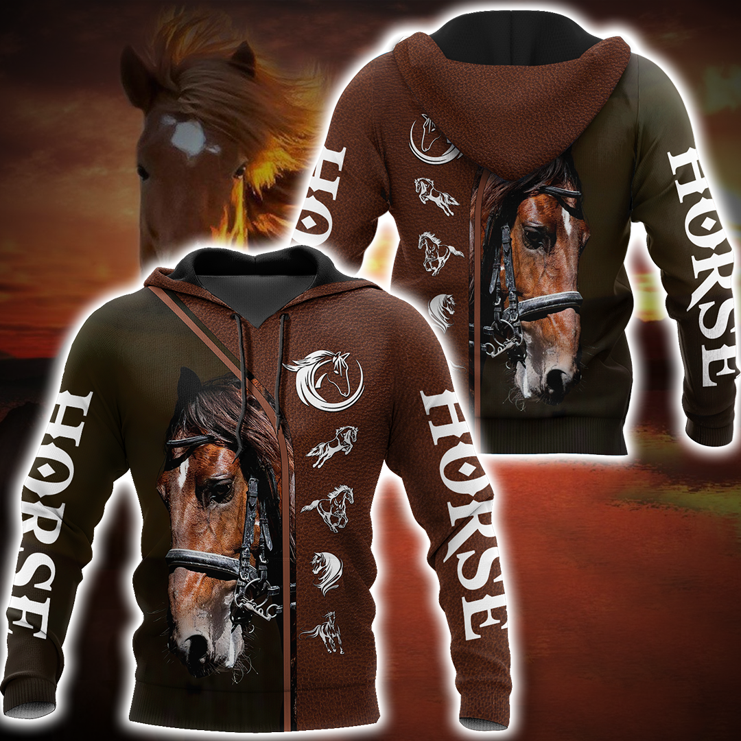 Premium Love Horse 3D All Over Printed Unisex Shirts
