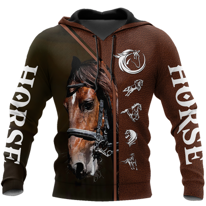 Premium Love Horse 3D All Over Printed Unisex Shirts