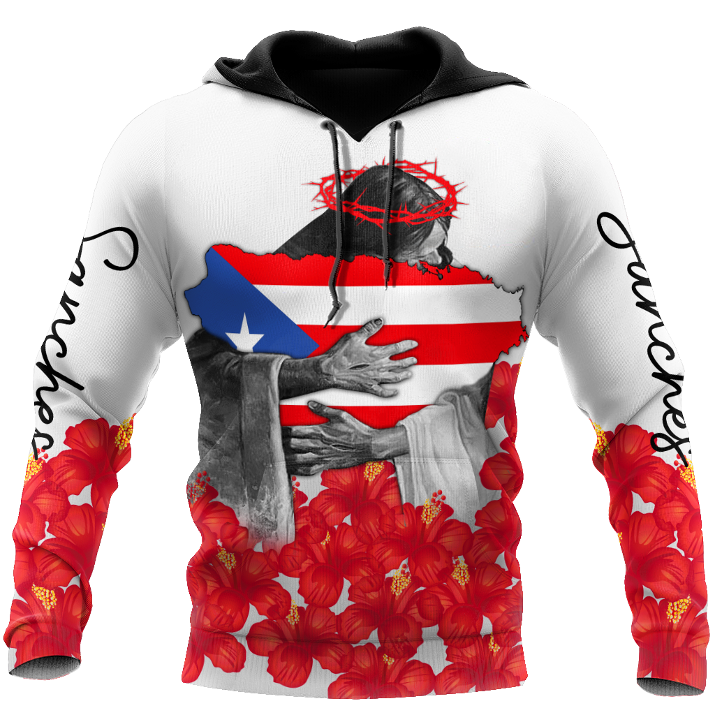 Customize Name Puerto Rico Hoodie For Men And Women