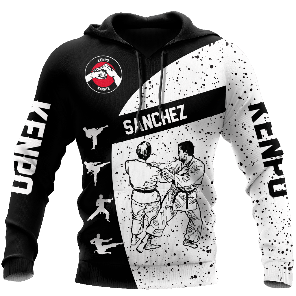 Customize Name Karate Hoodie For Men And Women TNA08032108