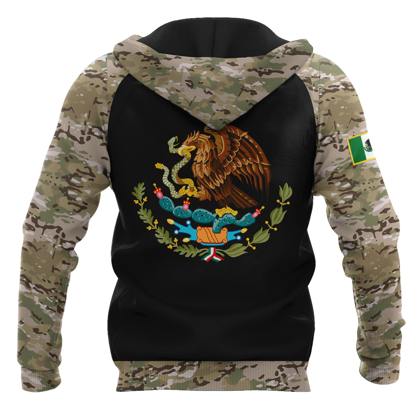 Mexico Coat Of Arms no02 Personalized Name 3D Unisex Shirts
