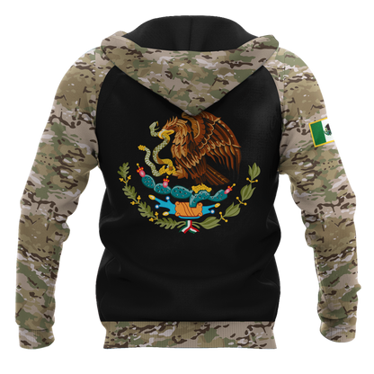 Mexico Coat Of Arms no02 Personalized Name 3D Unisex Shirts